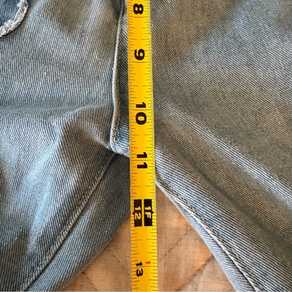 Denim Floral Appliquéd Jeans Raw Hem - Picture 12 of 12